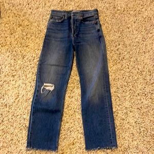 RE/DONE ORIGINALS BOYFRIEND JEAN 25 inseam 25.5”